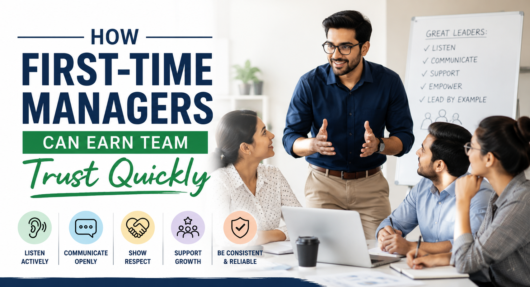 First-Time Managers Can Earn Team Trust Quickly